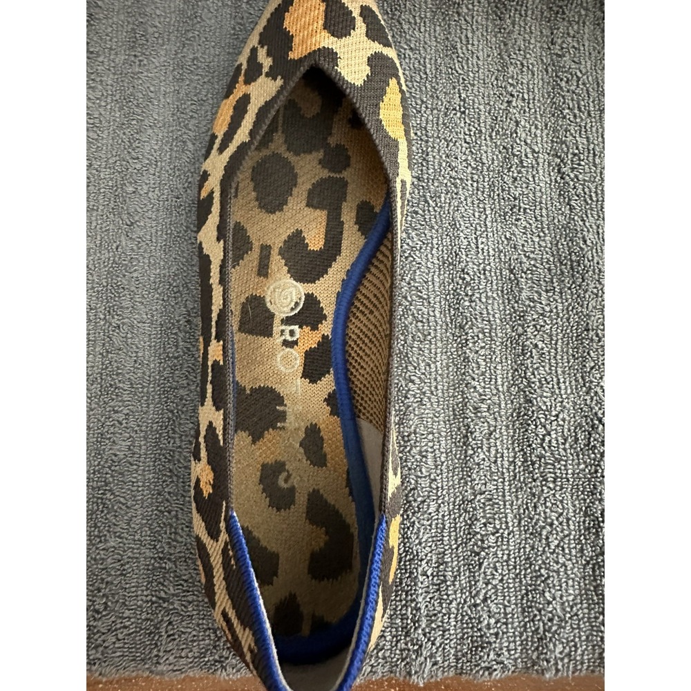 Women's 9 Rothy's The Almond Loafer Desert Cat Leopard SINGLE Left Amputee - Picture 2 of 4